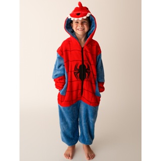 Pijama de Dino homem aranha Infantil De Pelúcia Personagem Desenho Animado Anime Cosplay em Oferta na Shopee