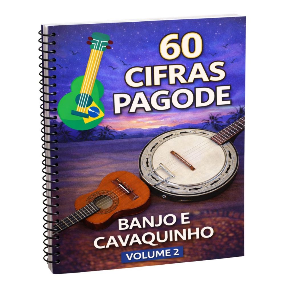 Apostila Musical Cavaquinho Samba Pagode para Iniciantes Vol 2