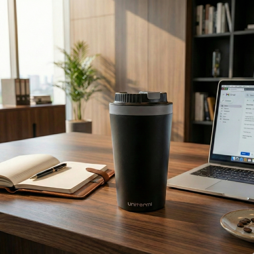 Copo Térmico 400mL Parede Dupla Squeeze Café Água Chá Suco Leite Refrigerante Unitermi Minas em Oferta na Shopee