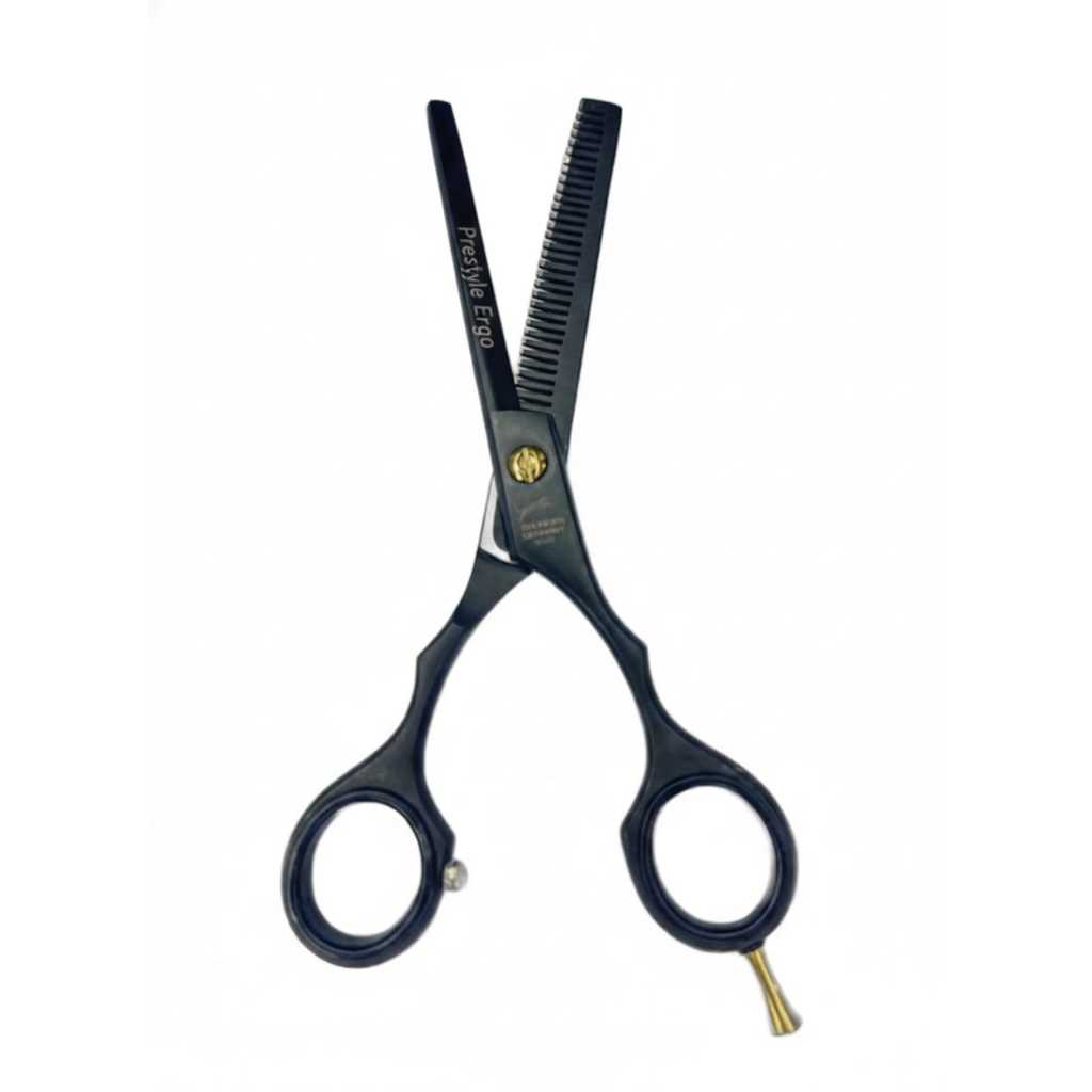 Tesoura Jaguar de corte Desbaste Profissional Jaguar 6.5 ou 7 polegadas Preta Corte Barbeiro Cabeleireiro