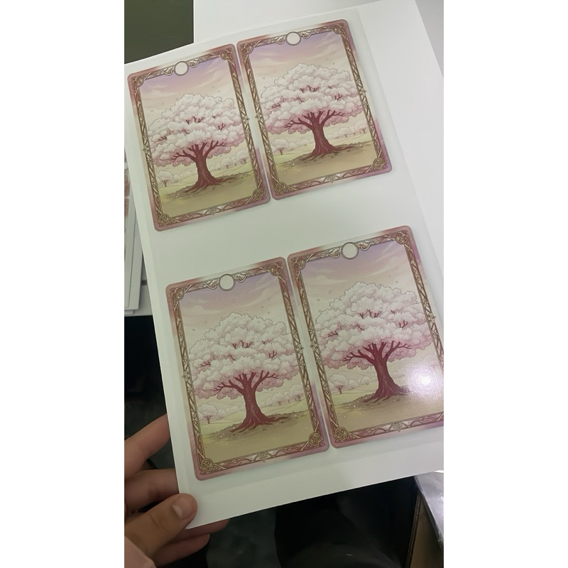 Baralho cigano sakura semi preparado
