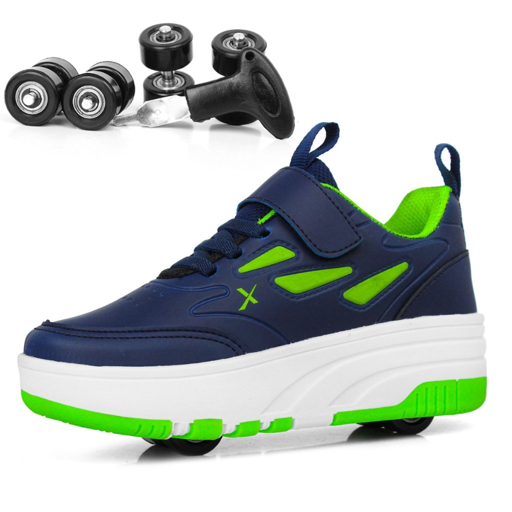 Tênis Masculino de Rodinha Duplo Uso Diversão e Curtição em Oferta na Shopee