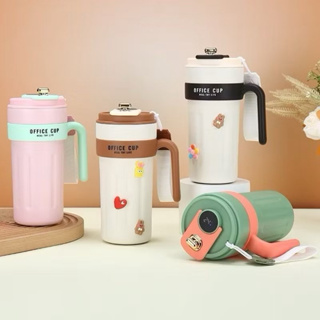 Caneca Térmica De Aço Inox 650ml Com Alça e Termômetro Digital Copo Térmico Para Trabalho ou Escola em Oferta na Shopee