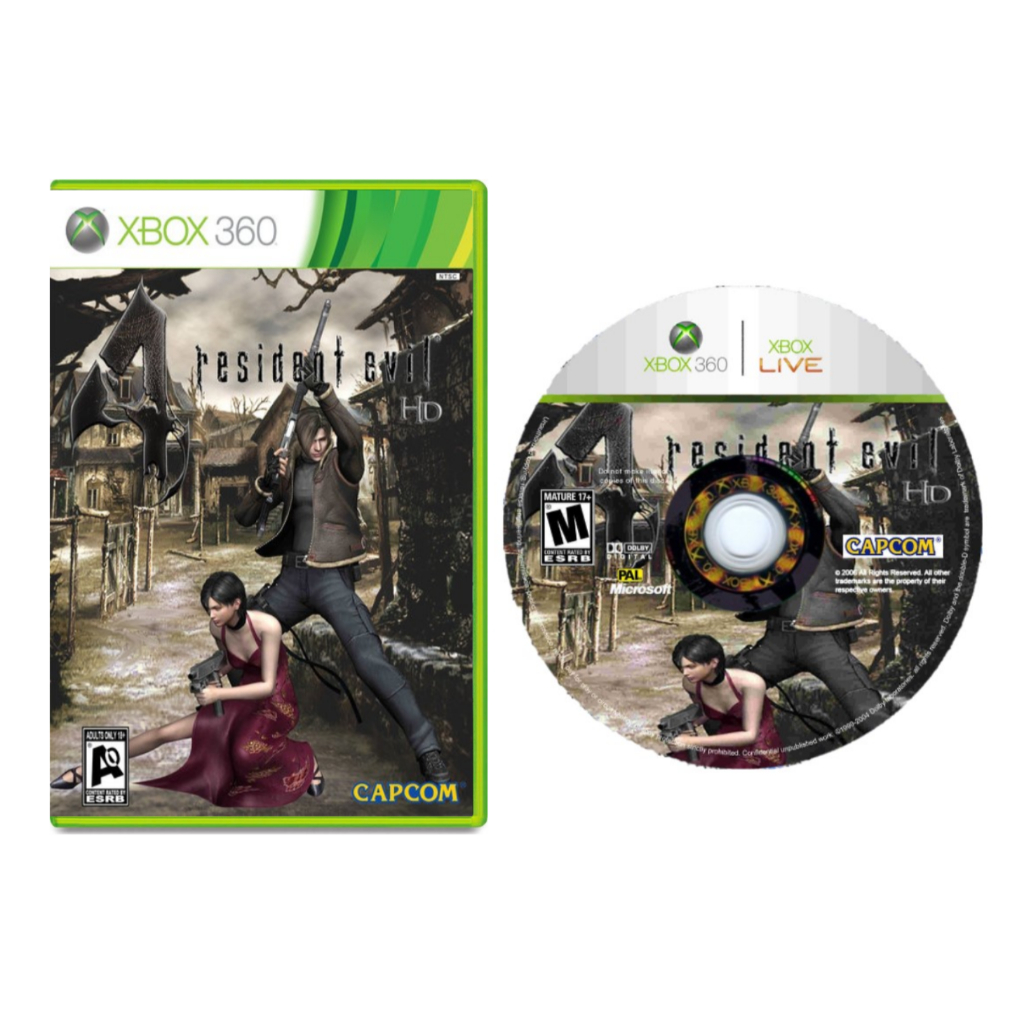 Jogo Resident Evil 4 HD para Xbox 360 Mídia Física Desbloqueado