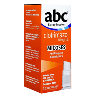 ABC Spray 30ml Hertz Micose Fungo Frieira em Oferta na Shopee