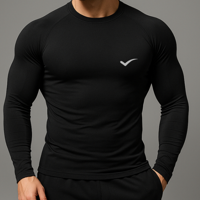 Camisa Térmica Masculina segunda pele Com Proteção Uv em Oferta na Shopee
