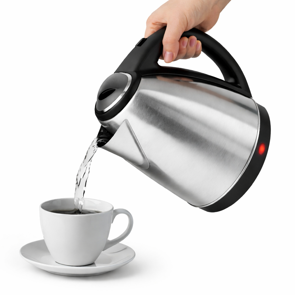 Chaleira Elétrica Inox Térmica com Tampa Ideal para Chá Café e Aquecimento Rápido em Oferta na Shopee