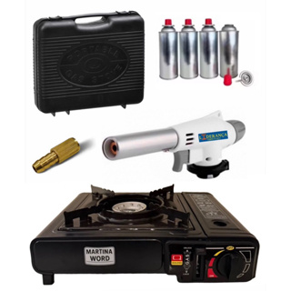 Fogao Fogareiro Portátil A Gás Em Aço Horizontal Camping Acampamento Trilha Pescaria Esportes Promo em Oferta na Shopee