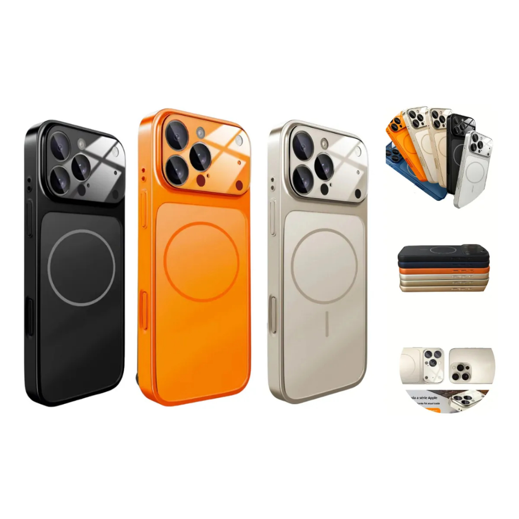 Capa que Transforma em iPhone 17 Pro / Pro Max Apple iPhone 12 / 13 / 14 / 15 / 