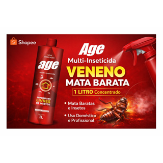 Age Multi-inseticida Veneno Mata Barata 1litro Concentrado em Oferta na Shopee