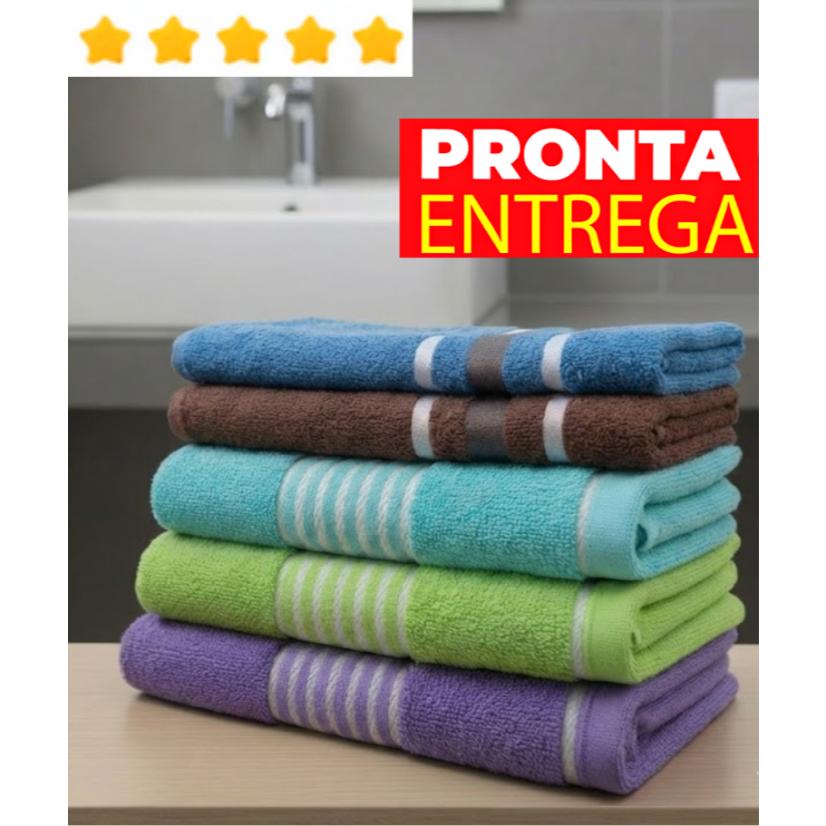 *QUEIMA DE ESTOQUE* KITS VARIADOS Toalha de Banho 200G 500G Rosto Lavabo Pano de Copa 100% Algodão Promoção