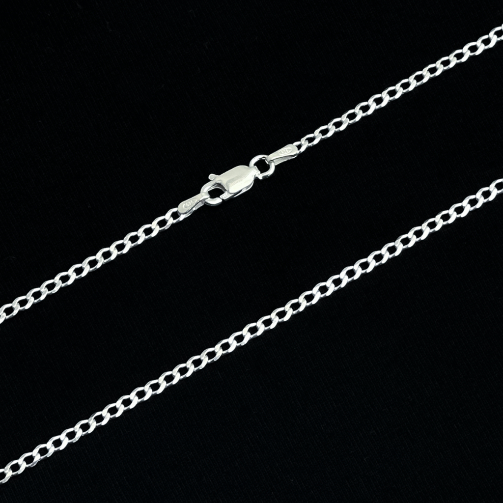 Corrente Grumet Prata 925 2mm Legítima Maciça Italiana Cordão Escama de Peixe em Oferta na Shopee