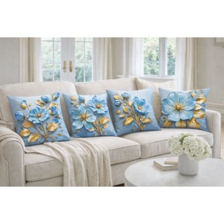 kit de almofadas  Borboletas decorativas 4 peças tamanhos 0,45 x 0,45. em Oferta na Shopee