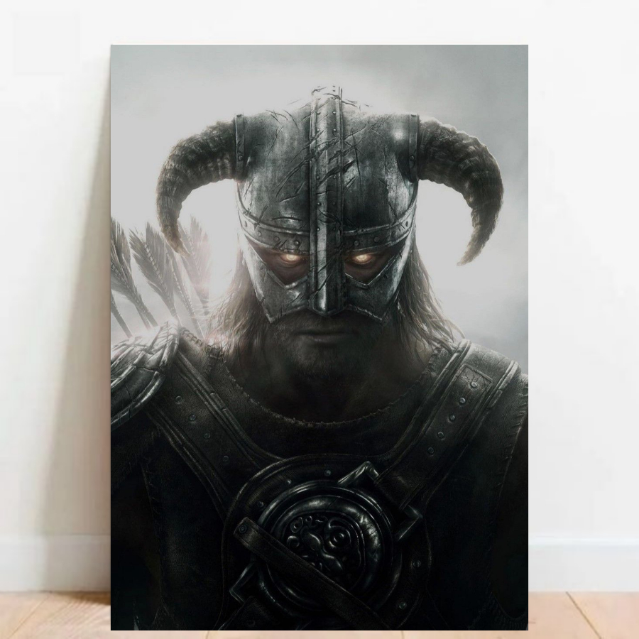Quadro placa Decorativa game geek Mapa Elder Scrolls Skyrim videos games 016