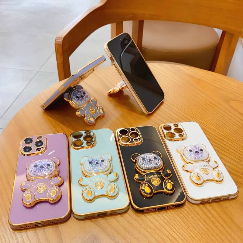 capa Capinha Xiaomi Poco X7/ note 14 pro 5G / Note 14 pro 4G ursinho 🧸Antichoque Silicone + Película 3D Inclusa
