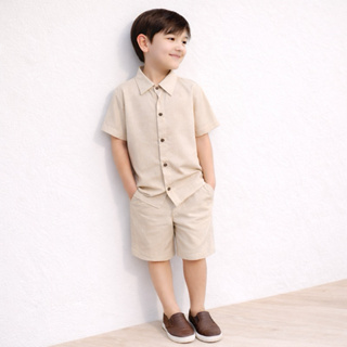 Conjunto Social Infantil Menino Camisa + Shorts 2 Peças | Festa, Batizado, Casual Chic em Oferta na Shopee