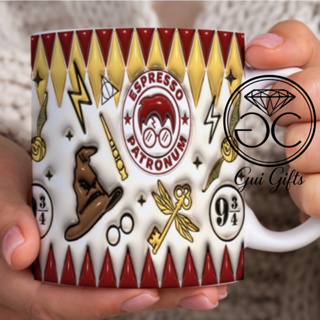 Caneca Xícara Personalizada Harry Potter Efeito 3D Porcelana 325ml Presente em Oferta na Shopee