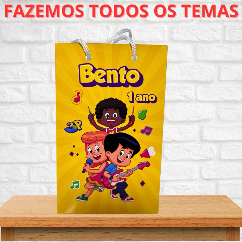 SACOLINHA SURPRESA  TAMANHO  P - 3 Palavrinhas- Lembrancinha Personalizada