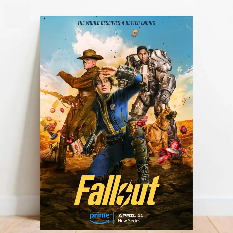 Quadro placa Decorativa game geek Fallout 76 4 rpg fps videos games 020