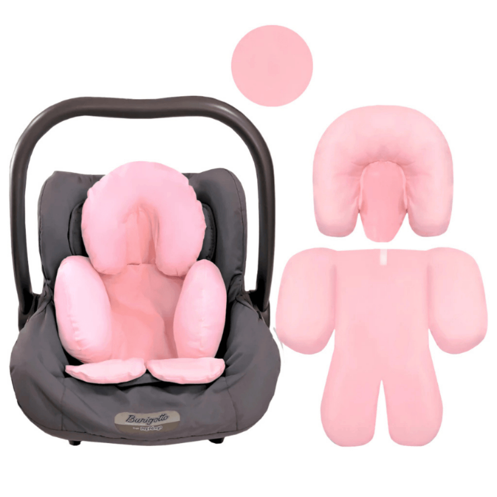 Apoio redutor ergonômico universal para bebê conforto | lavável enchimento antialérgico várias cores