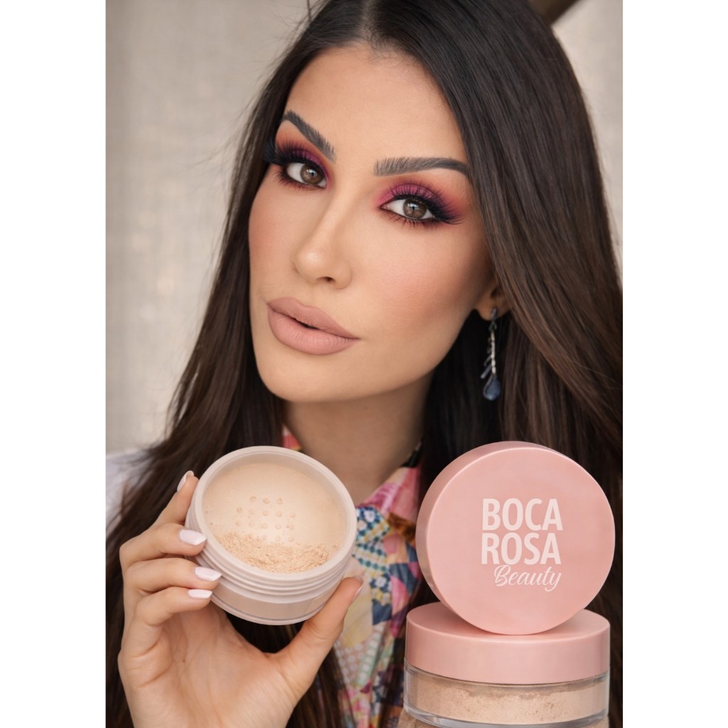Pó Facial Boca Rosa by Payot Matte Antibrilho Pele Uniforme Original