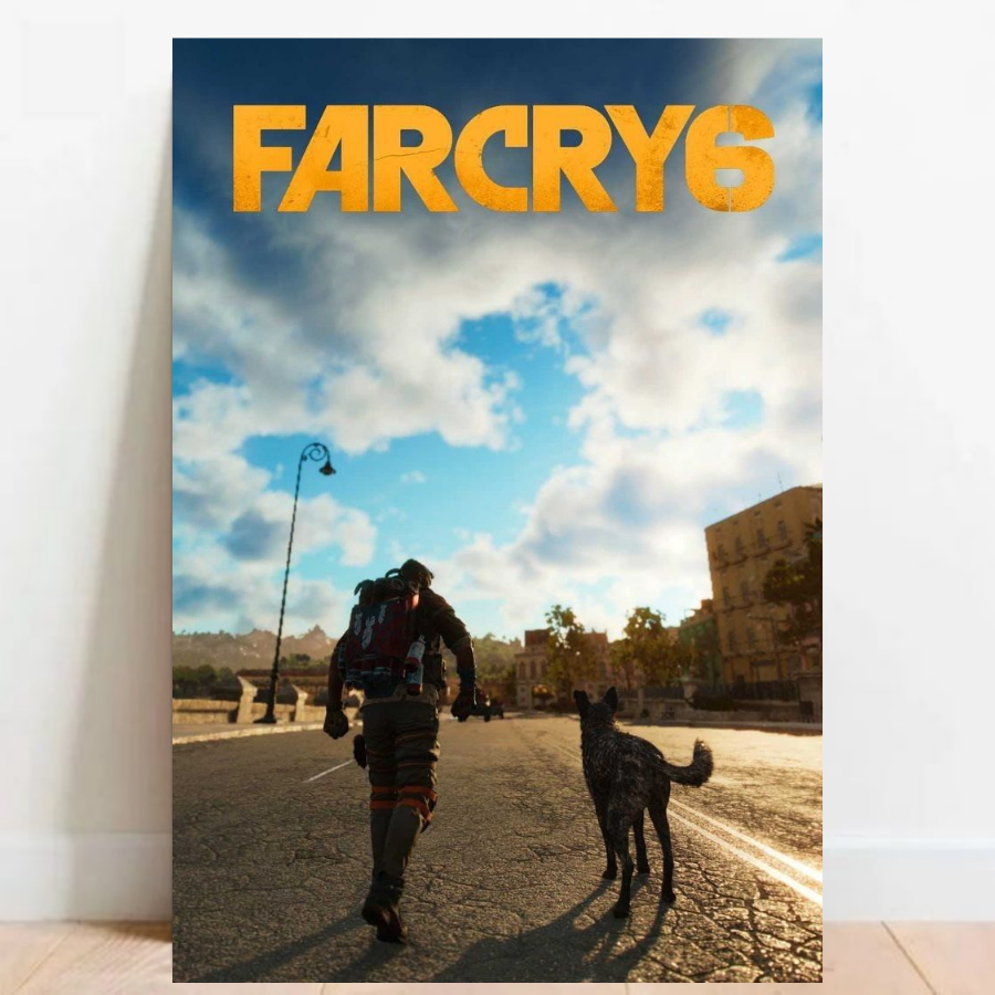 Quadro Placa decorativa geek Far Cry Game video game a2 60x40cm 01