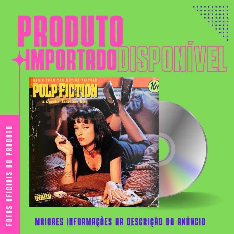 CD IMPORTADO MUSIC FROM THE MOTION PICTURE PULP FICTION - Dick Dale, Al Green, Ricky Nelson, Chuck Berry