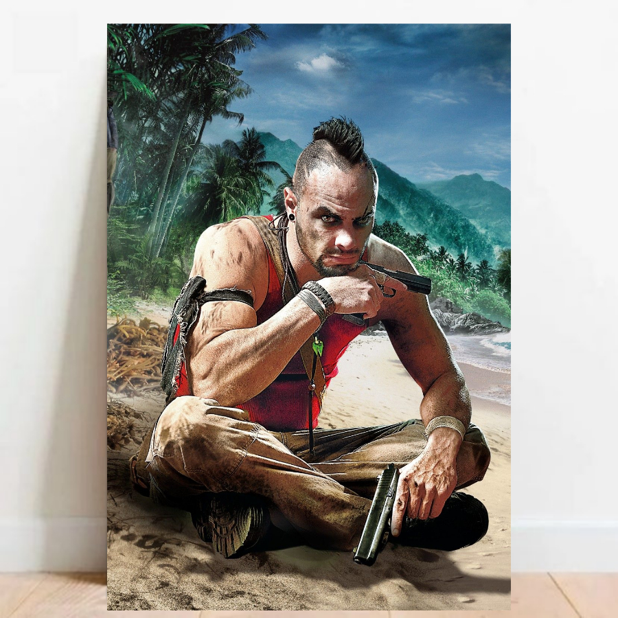 Quadro Placa decorativa geek Far Cry Game video game a2 60x40cm 07