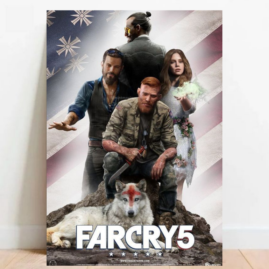 Quadro Placa decorativa geek Far Cry Game video game a2 60x40cm 08