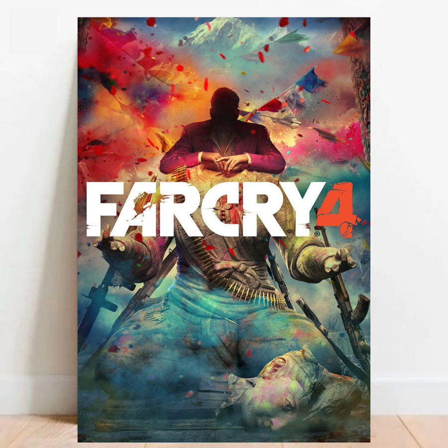 Quadro Placa decorativa geek Far Cry Game video game a2 60x40cm 012