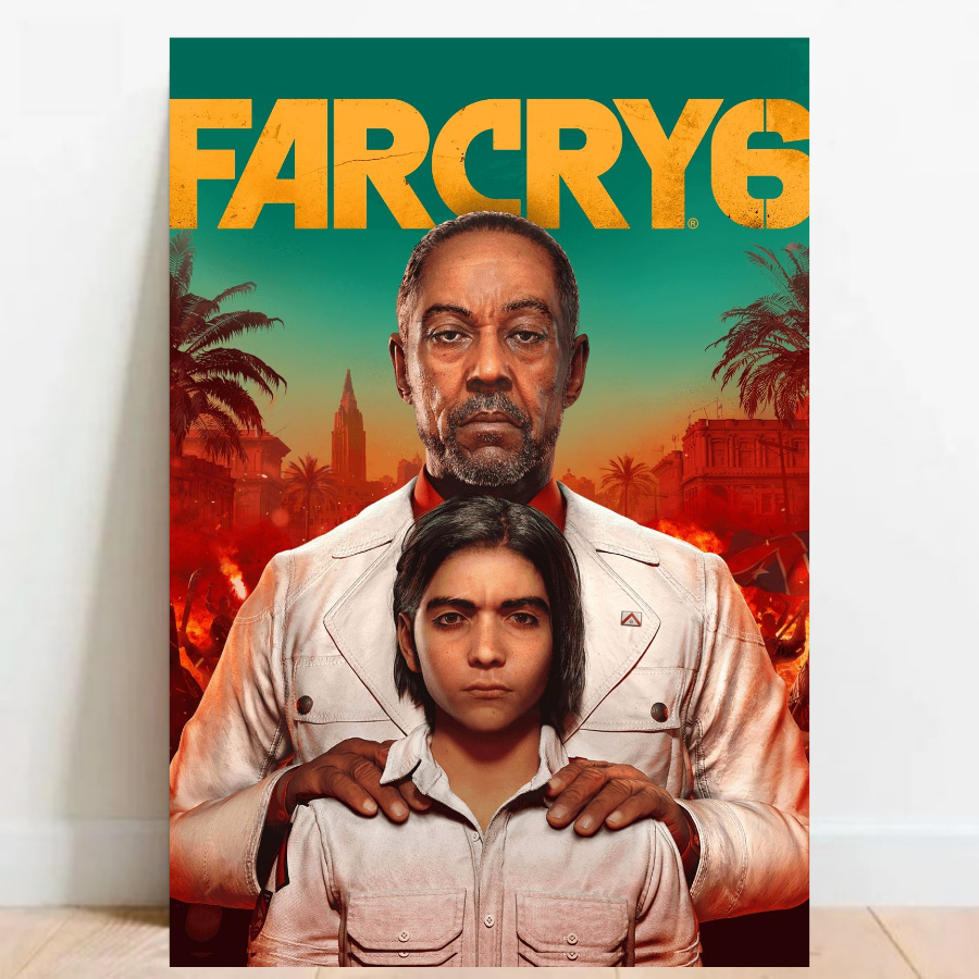 Quadro Placa decorativa geek Far Cry Game video game a2 60x40cm 013
