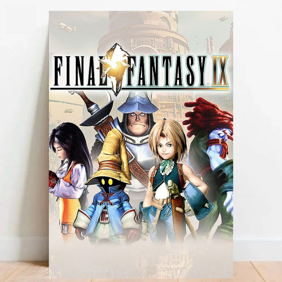 Quadro Placa decorativa geek Final Fantasy IX RPG aventura Game video game a2 60x40cm 05