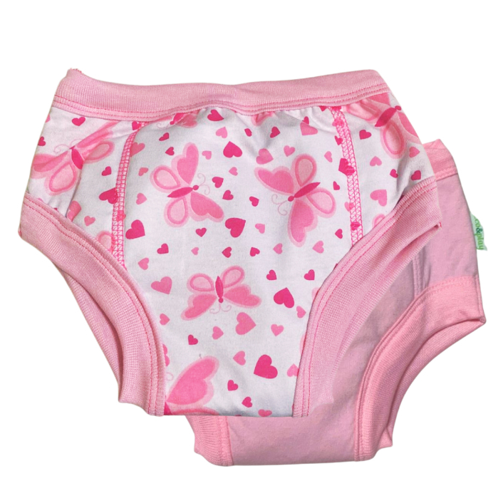 Kit 02 Calcinhas de treinamento para o desfralde premium - Estampa Borboletas