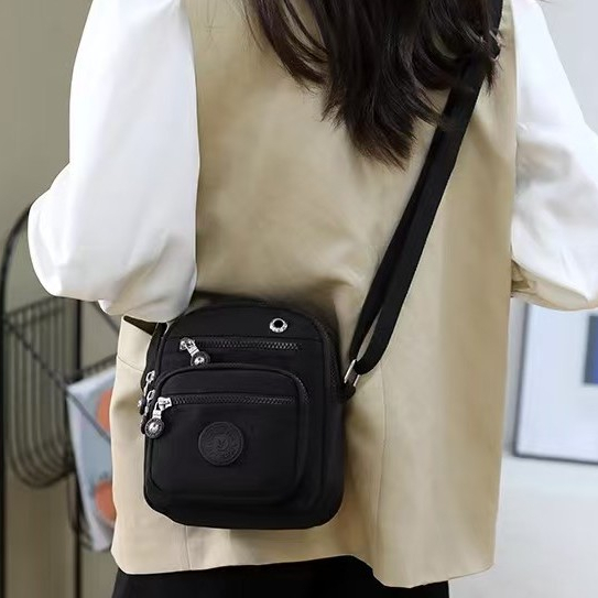 Bolsa Transversal Feminina de Alça Nylon Impermeável Casual TM9143 LING