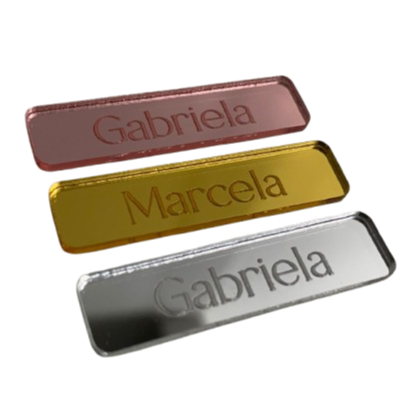 Tag etiqueta de Acrílico Personalizada com Nomes diferentes | Festa, Convite, Lembrancinha e Eventos em Oferta na Shopee