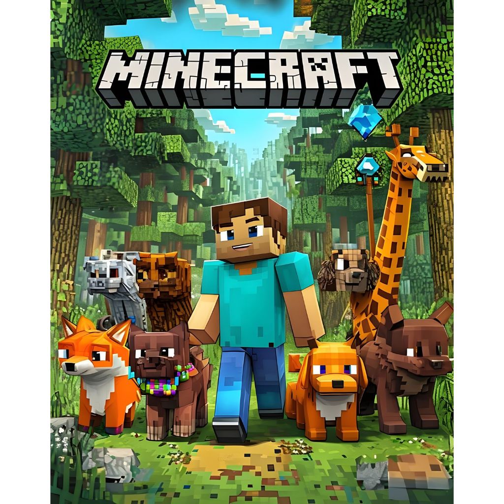 TOALHA MINECRAFT - BANHO PRAIA PISCINA - JOGOS - GAMES