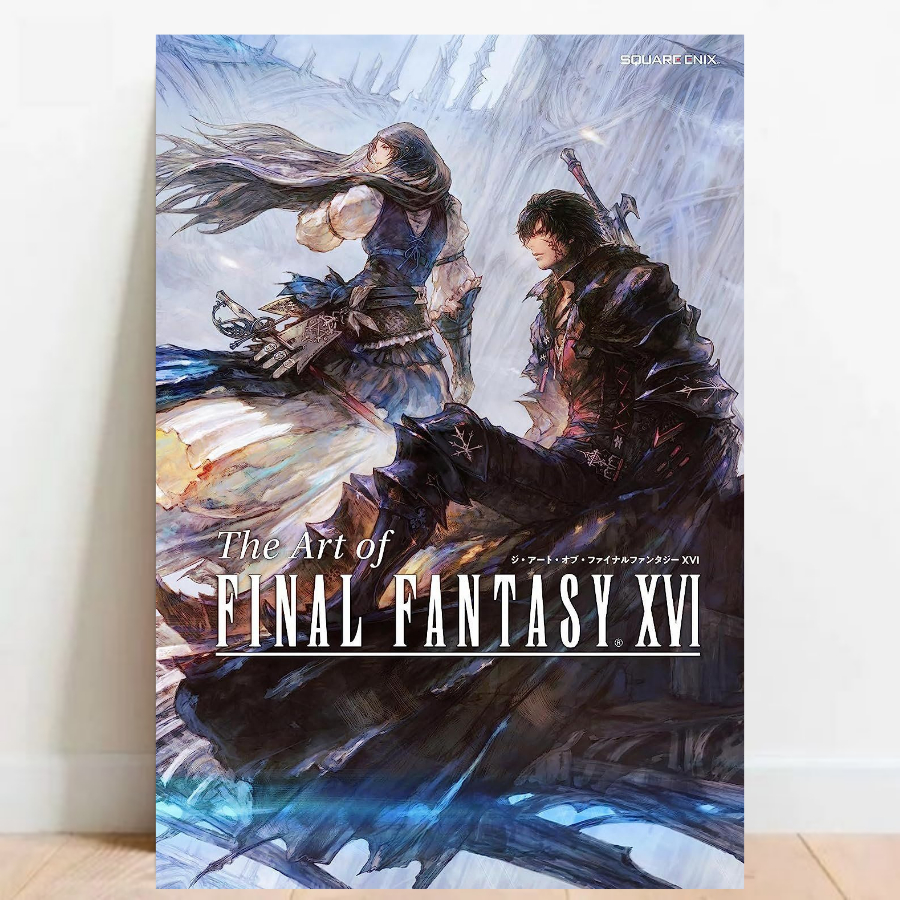 Quadro Placa decorativa geek Final Fantasy XVI RPG aventura Game video game a2 60x40cm 02