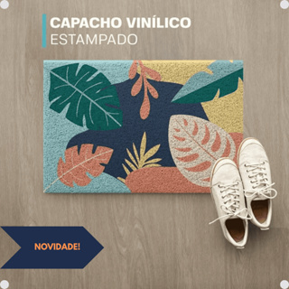 Capacho Decorativo Estampado 60x40cm Antiderrapante - Moderno em Oferta na Shopee