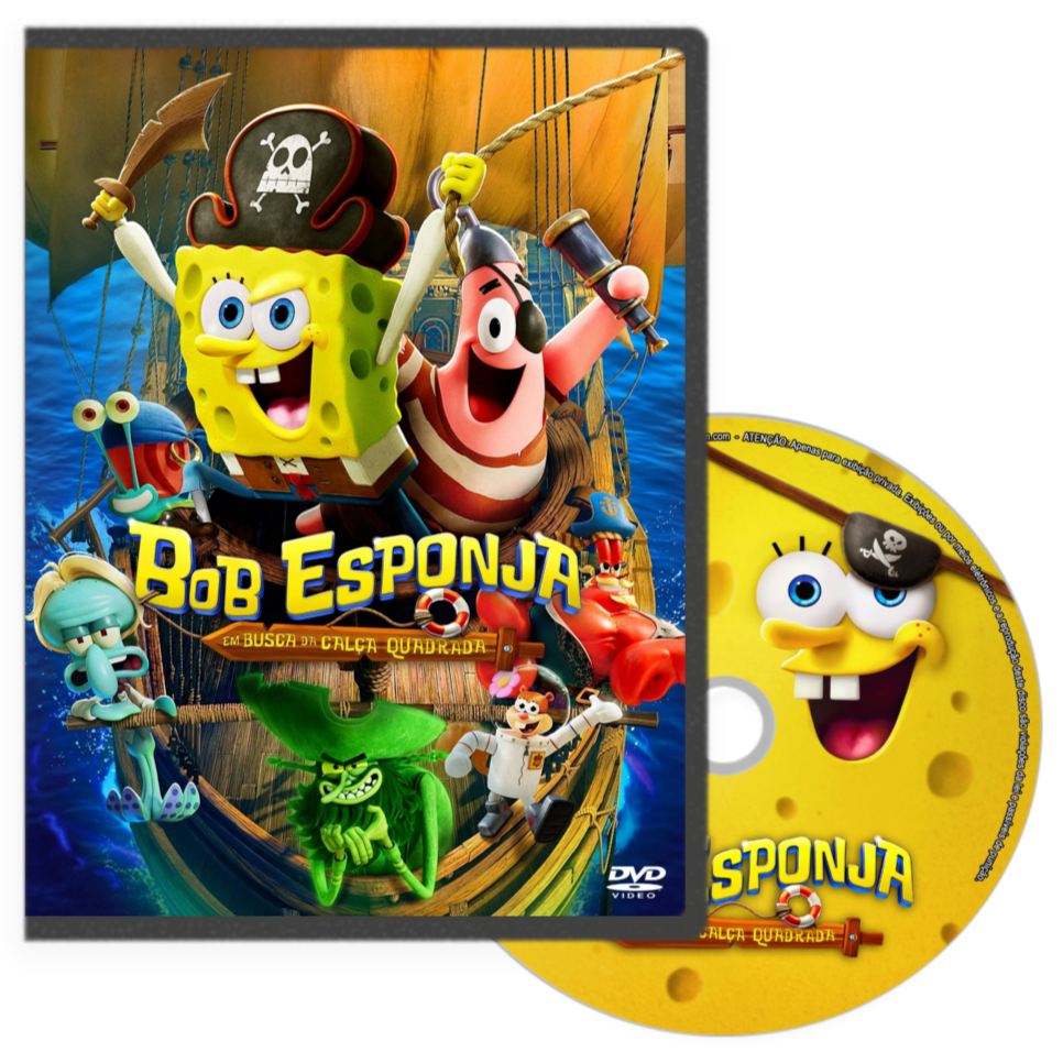 DVD - Bob Esponja: Em Busca Da Calça Quadrada (2026) (Dublado e Legendado) em Oferta na Shopee