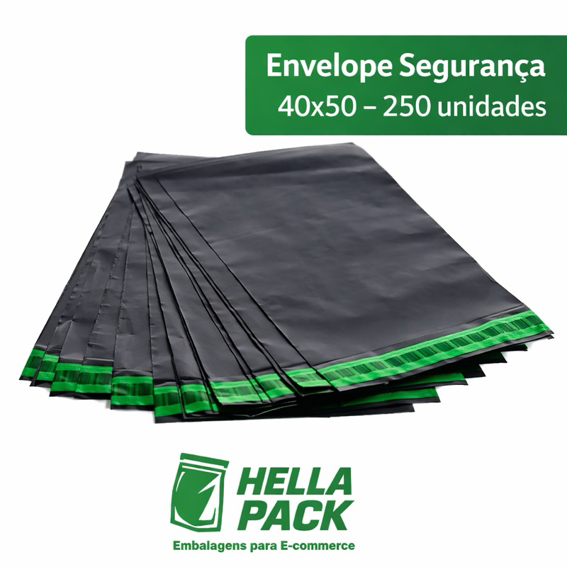 Envelope de Segurança 40x50 250 unidades Economy – Lacre Adesivo para Envios e Correios