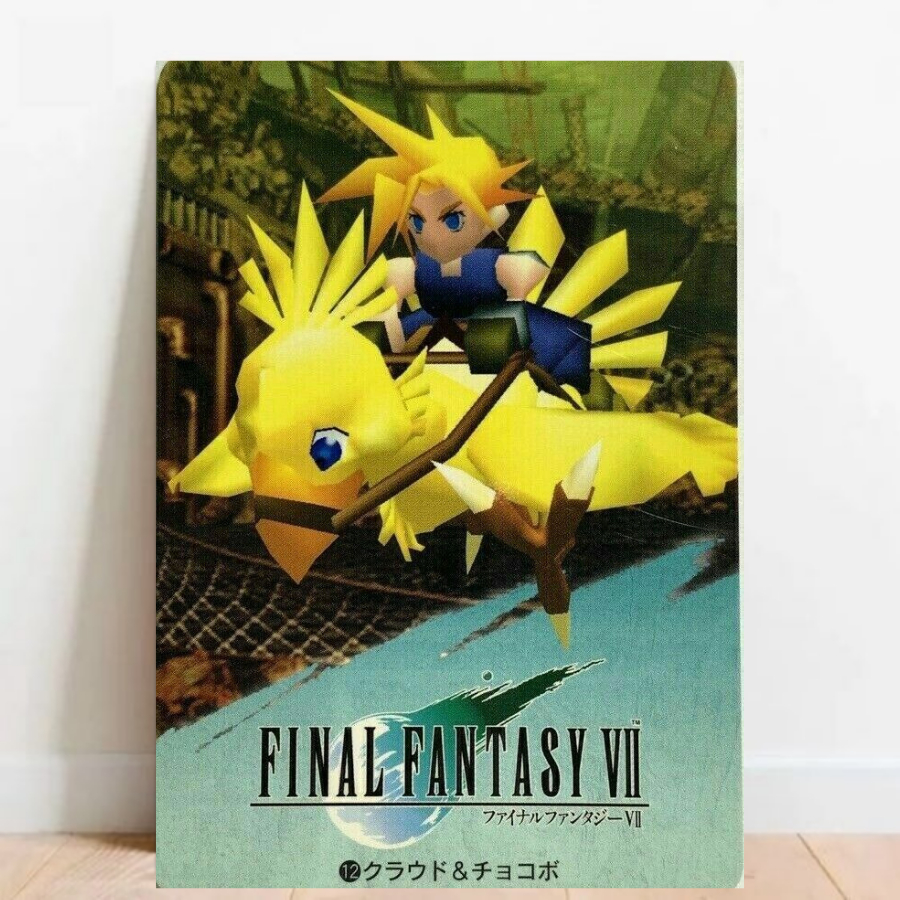 Quadro Placa decorativa geek Final Fantasy VII RPG aventura Game video game a2 60x40cm 09