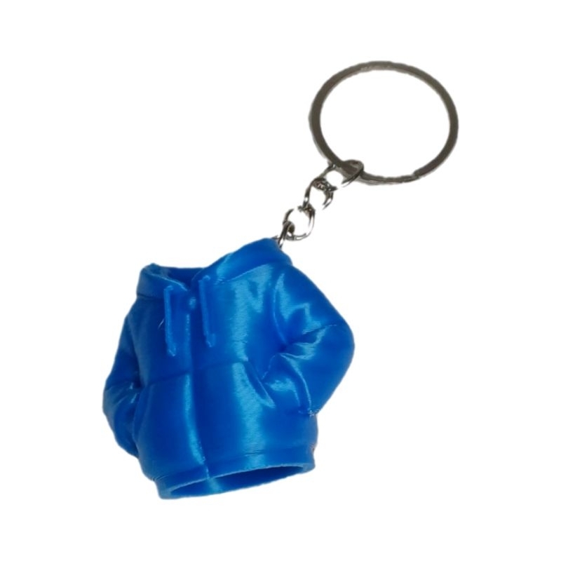 Chaveiro Moletom Miniatura 3D Colorido | Acessório Criativo para Chaves, Mochila e Presente