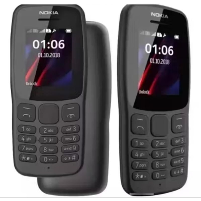 Celular Nokia 106 4g - Dual Chip, Rádio FM e Lanterna Preto