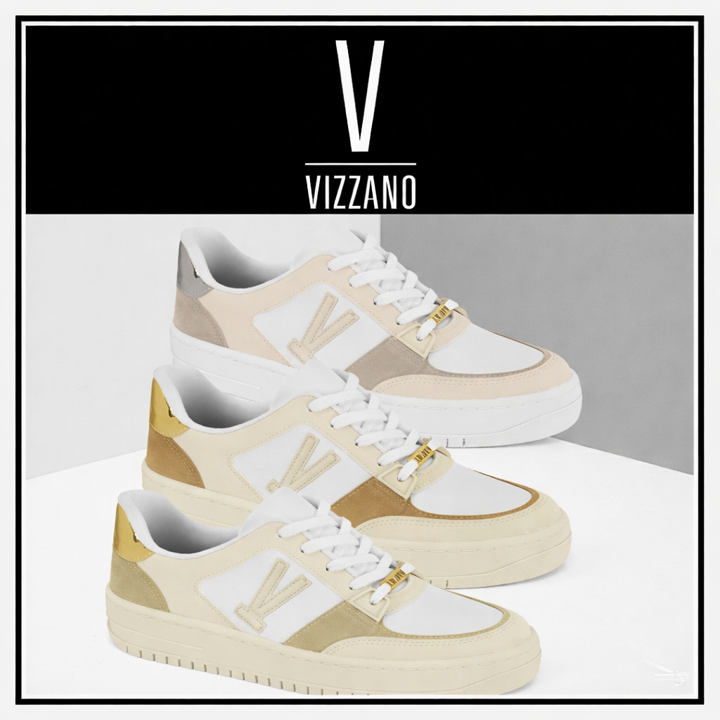 Tênis Feminino Vizzano Casual Plataforma Alta Confortável Lançamento Original Flatform Moda