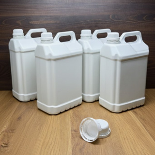 Kit 4 Unidades Galão Bombona 5L Bege Reservatório para Água Combustível Alta Resistência em Oferta na Shopee
