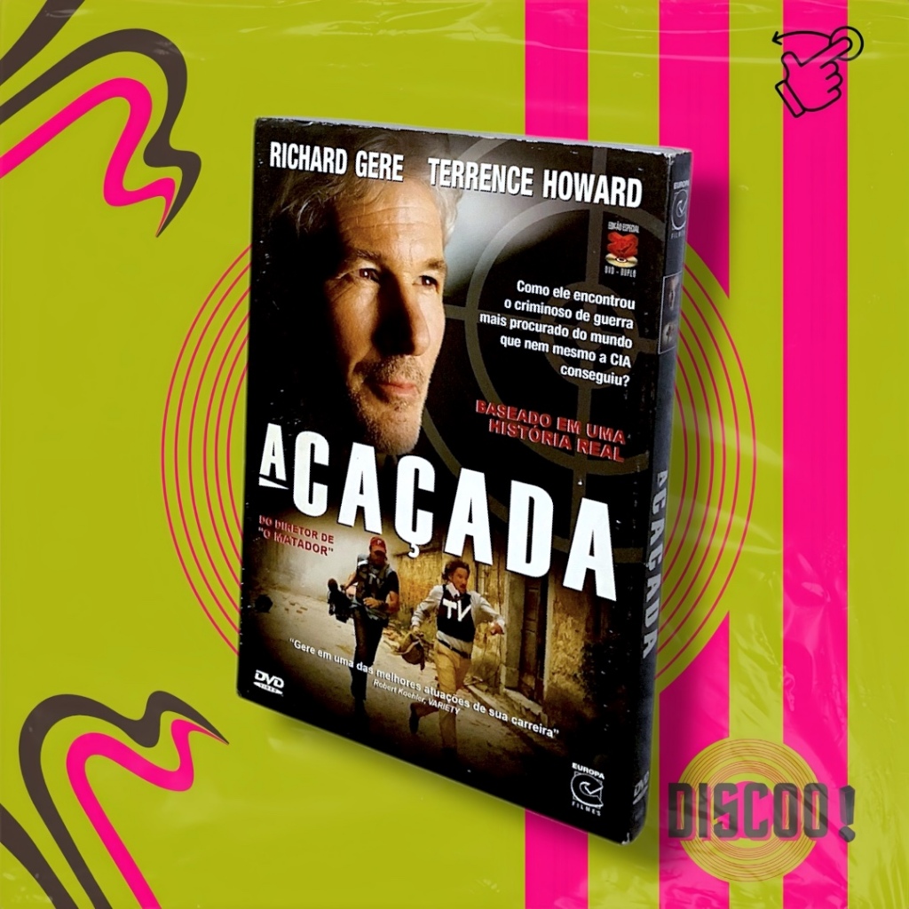 DVD A CAÇADA (The Hunting Party) — com Richard Gere, Terrence Howard, Jesse Eisenberg e Diane Kruger