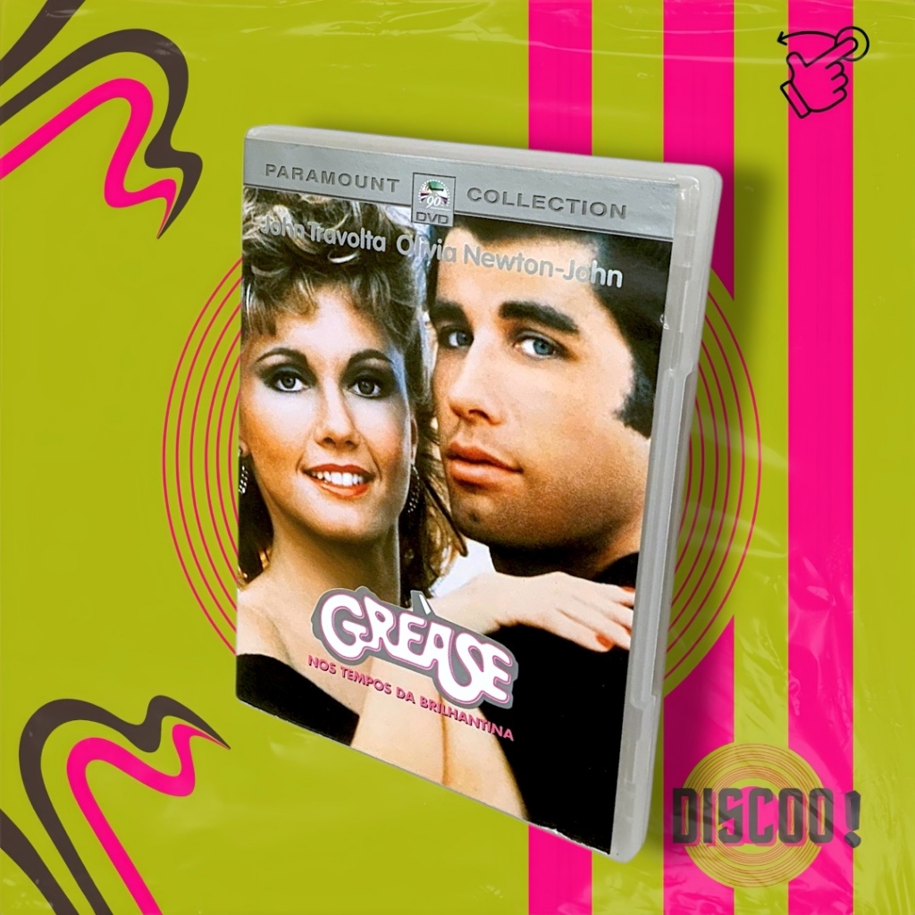 DVD GREASE • Nos Tempos da Brilhantina — com Olivia Newton-John e John Travolta