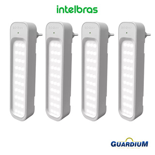 Kit com 4 Luminárias de Emergência Intelbras LEA 150 Bivolt, Luz Automática na Falta de Energia em Oferta na Shopee