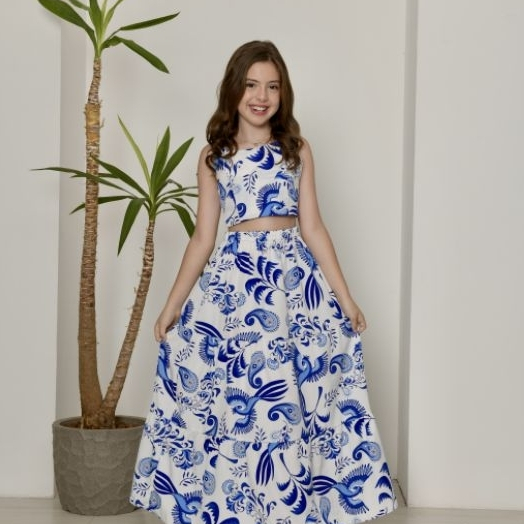 Conjunto Valentina Infantil Festa Princesa Menina Elegante Rodado Luxo Aniversário Casamento em Oferta na Shopee