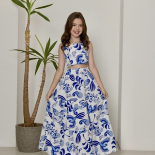 Conjunto Valentina Infantil Festa Princesa Menina Elegante Rodado Luxo Aniversário Casamento em Oferta na Shopee